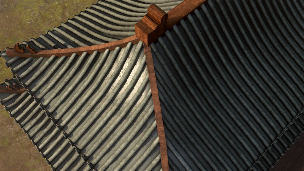 Asian Japanese Traditional Realistic 3d Building Model