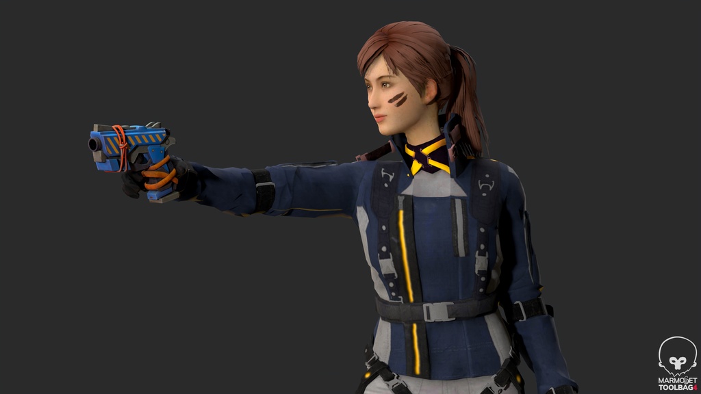  Lucy [3D model] game Character - SHKHAN - 2/32