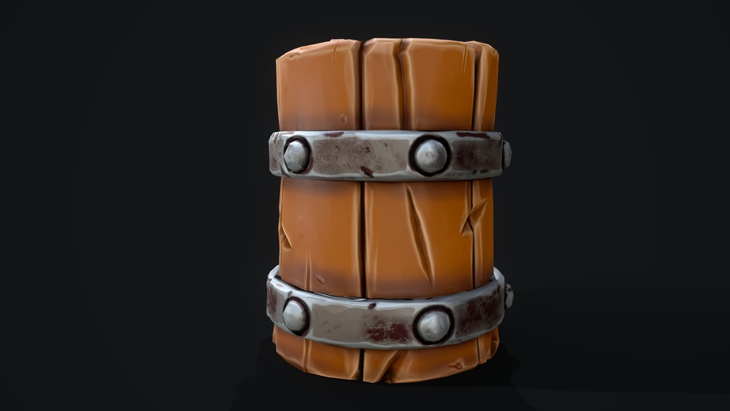 japanese Stylized Wooden Mug