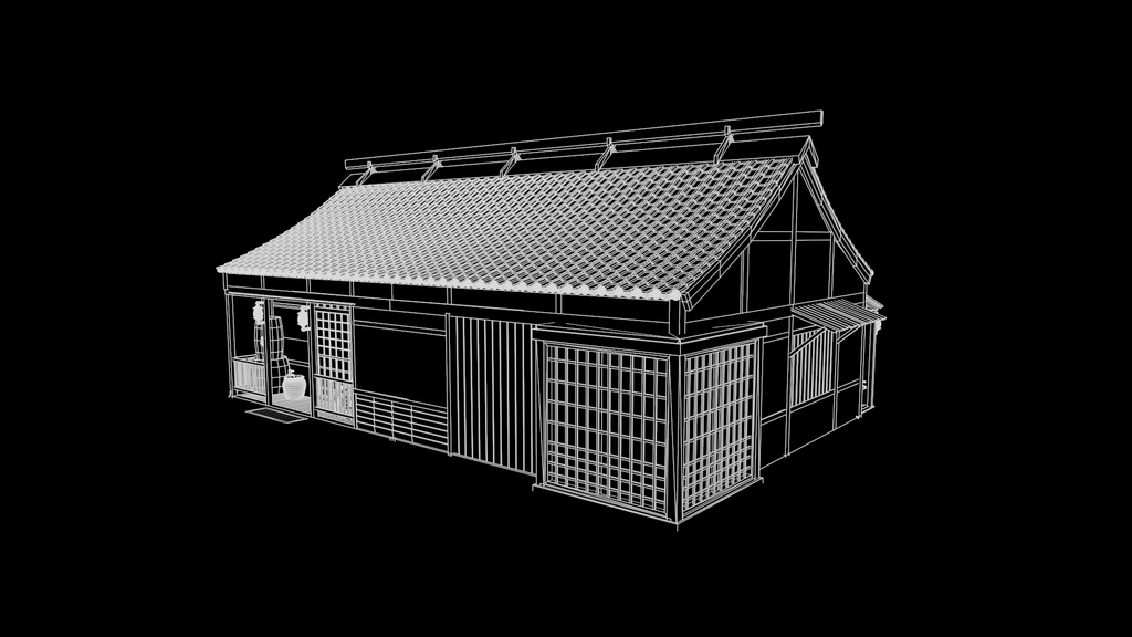 Asian Japanese Traditional Realistic Building