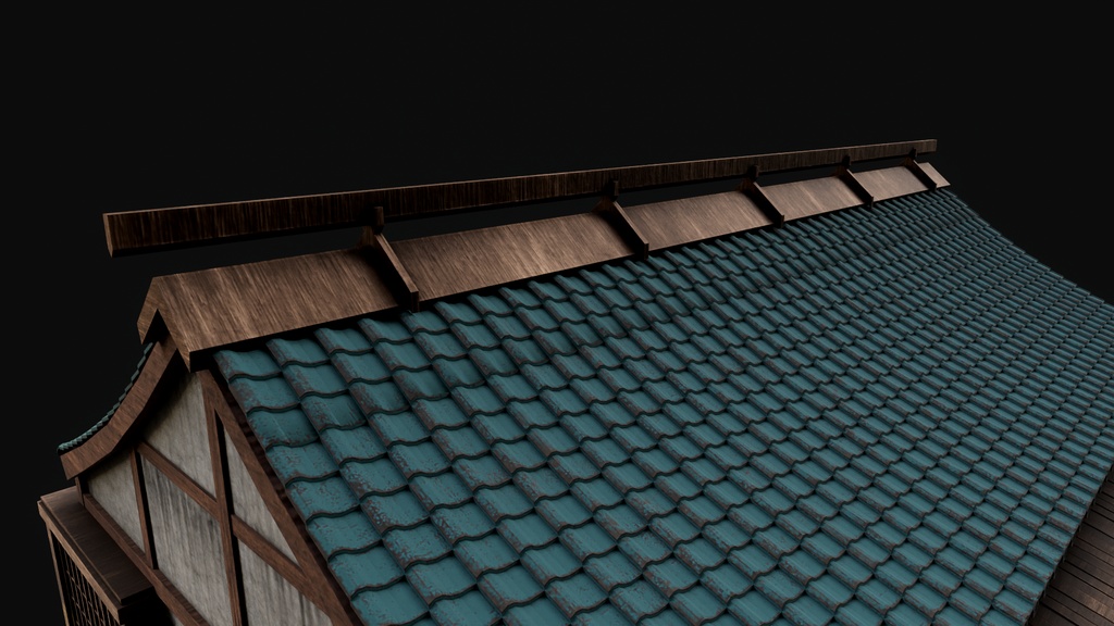 Asian Japanese Traditional Realistic Building