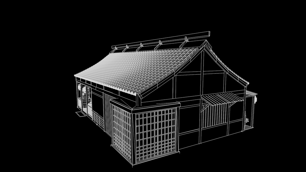 Asian Japanese Traditional Realistic Building