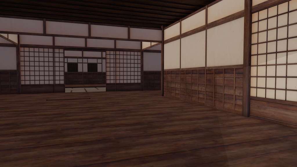 Japanese traditional House Model with Interior
