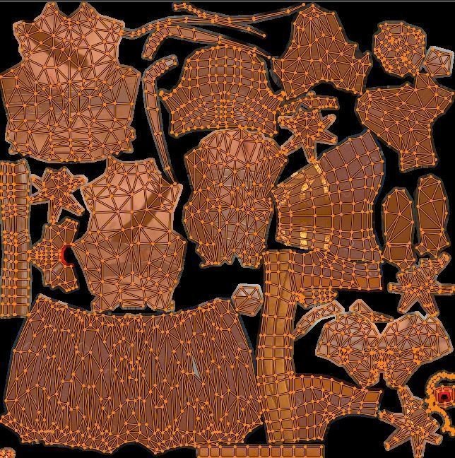 Oyagi Japanese Warrior character Game Ready