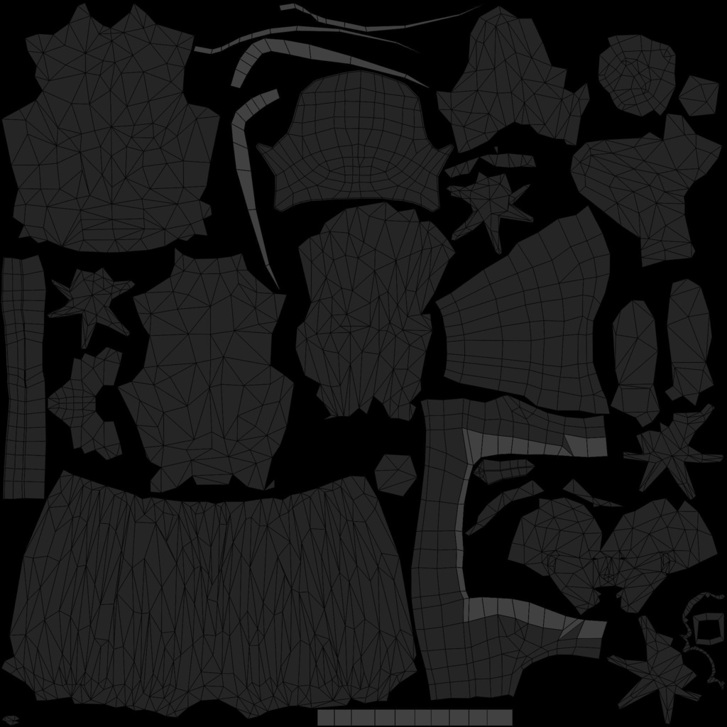 Oyagi Japanese Warrior character Game Ready