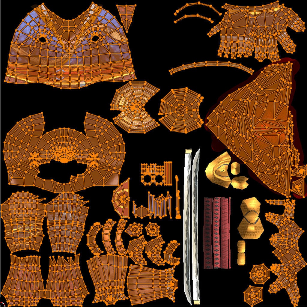 Japanese Warrior Character