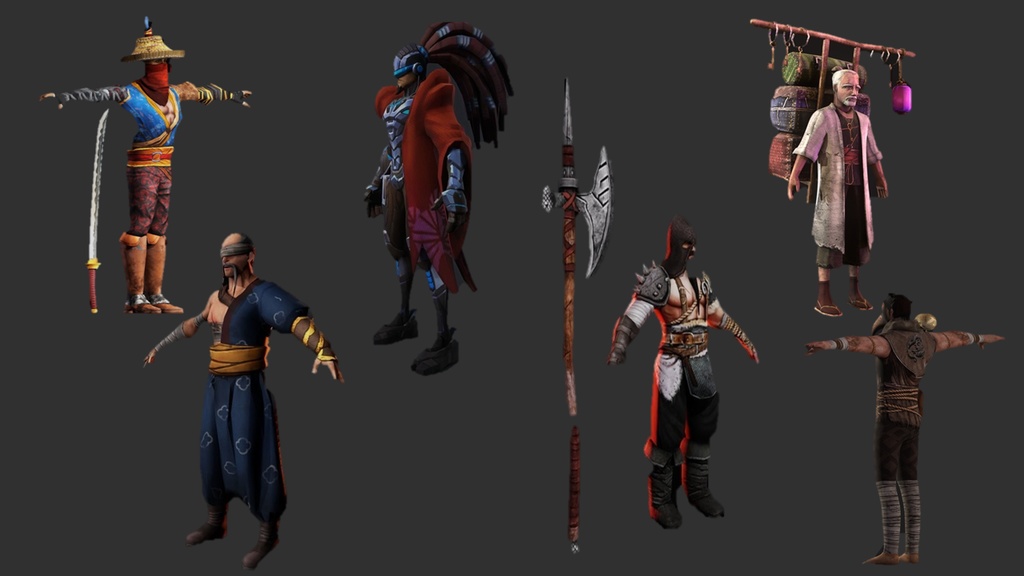 Japanese Warrior character Collection