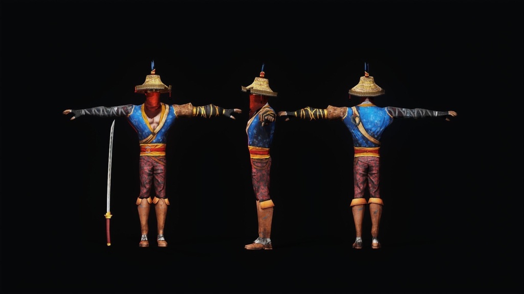 Japanese Warrior character Collection