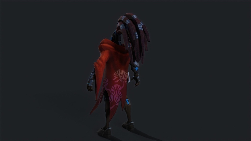 Japanese Warrior Character