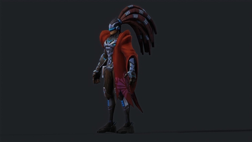 Japanese Warrior Character