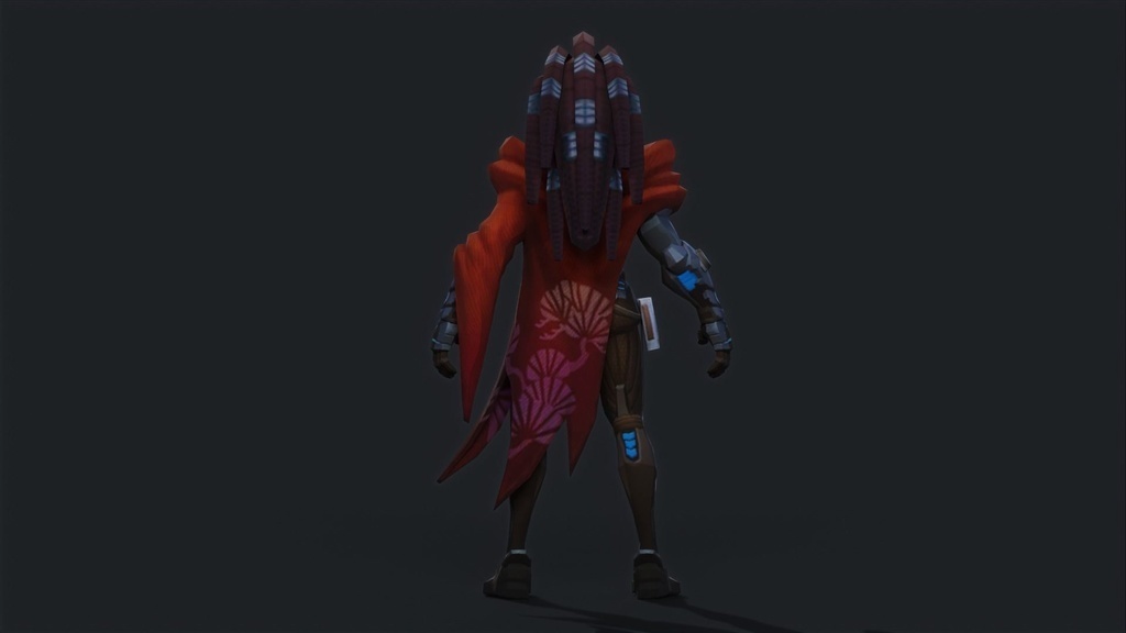 Japanese Warrior Character