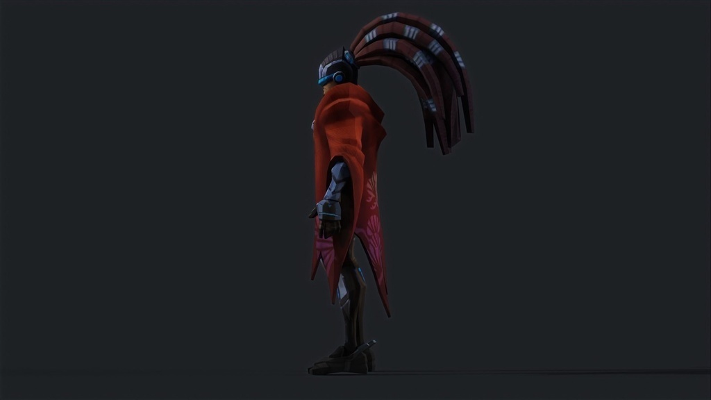 Japanese Warrior Character