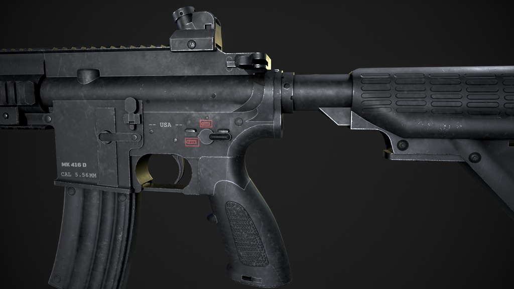 M416 Realistic Assault Rifle