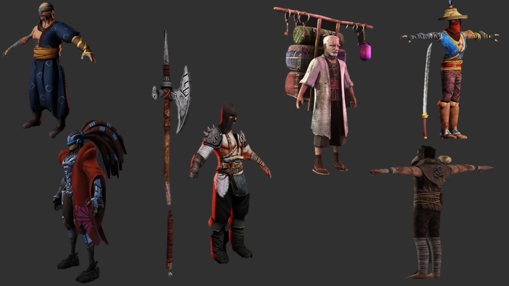 Japanese Warrior Character Collection