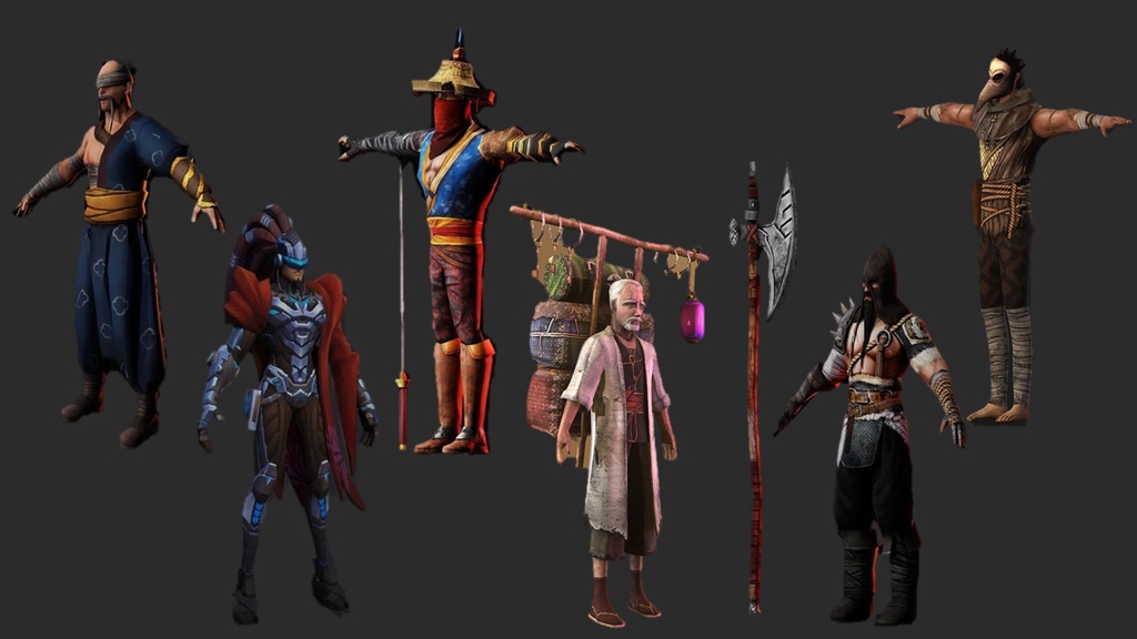 Japanese Warrior Character Collection