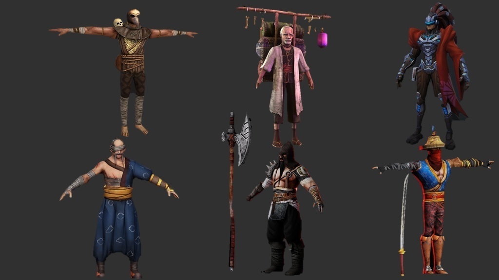 Japanese Warrior Character Collection