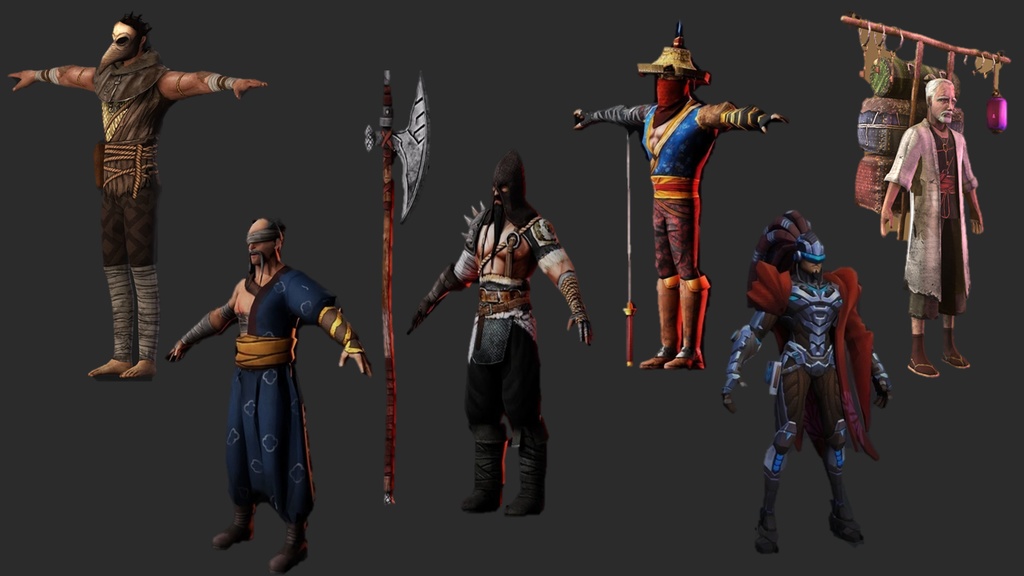 Japanese Warrior Character Collection