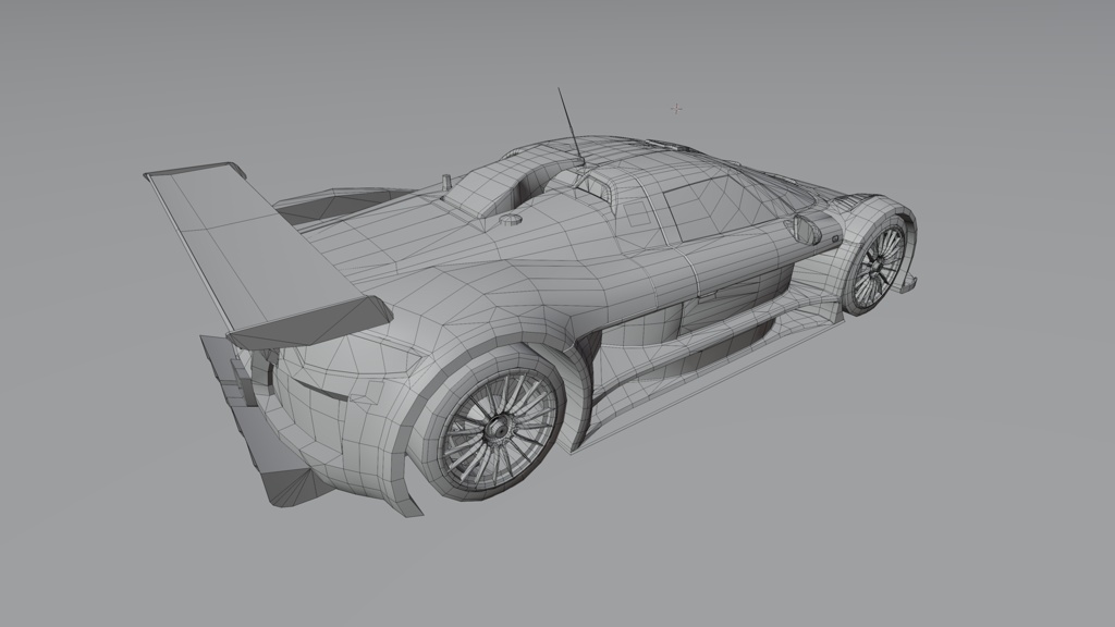 Futuristic Police Interceptor Supercar