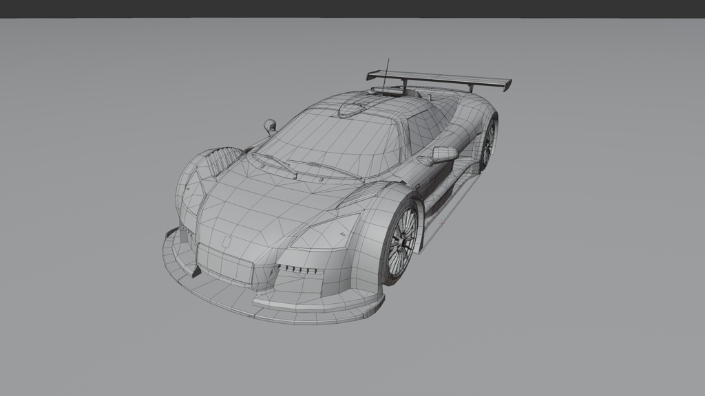 Futuristic Police Interceptor Supercar