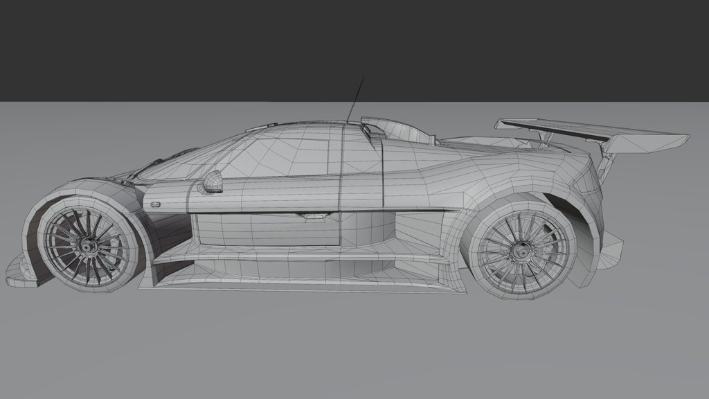 Futuristic Police Interceptor Supercar