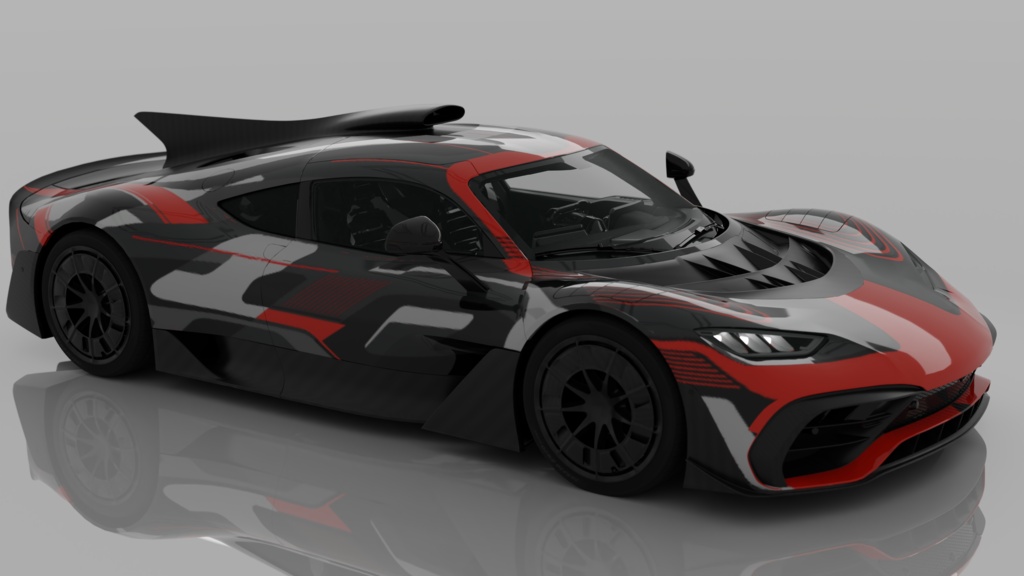 Mercedes AMG ONE Camo Hypercar