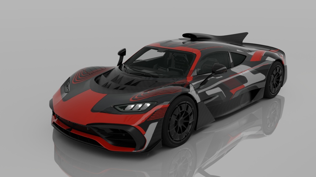 Mercedes AMG ONE Camo Hypercar