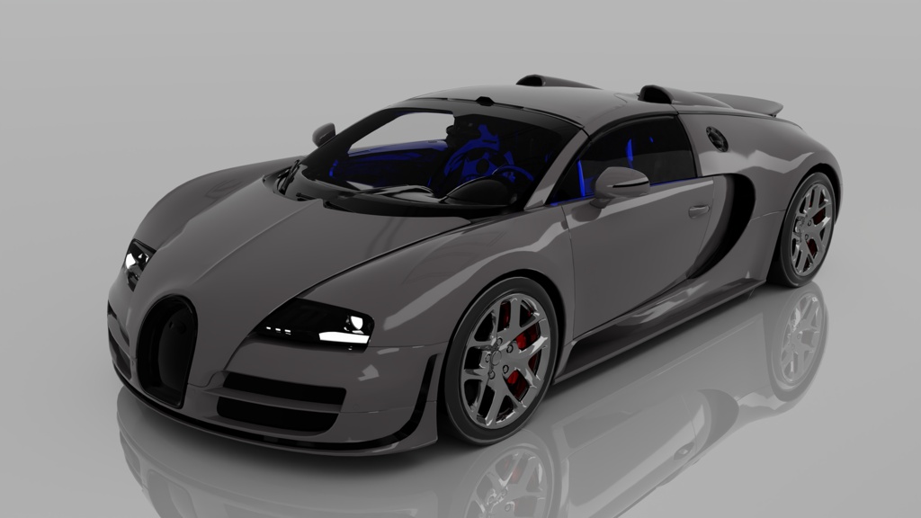 Bugatti Veyron Style Hypercar