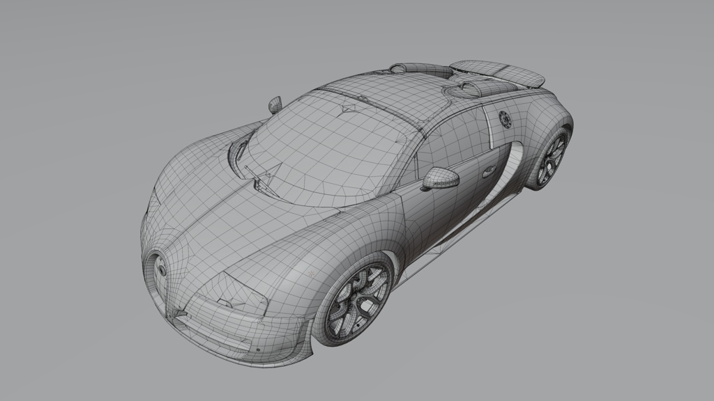 Bugatti Veyron Style Hypercar