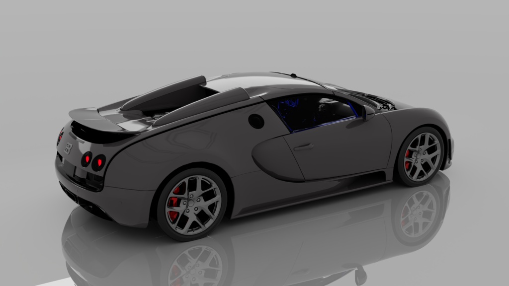 Bugatti Veyron Style Hypercar
