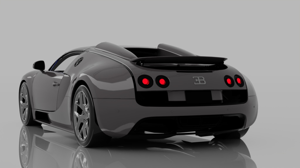 Bugatti Veyron Style Hypercar