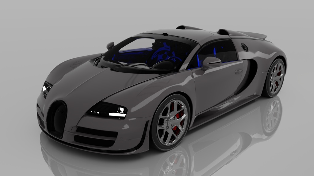 Bugatti Veyron Style Hypercar