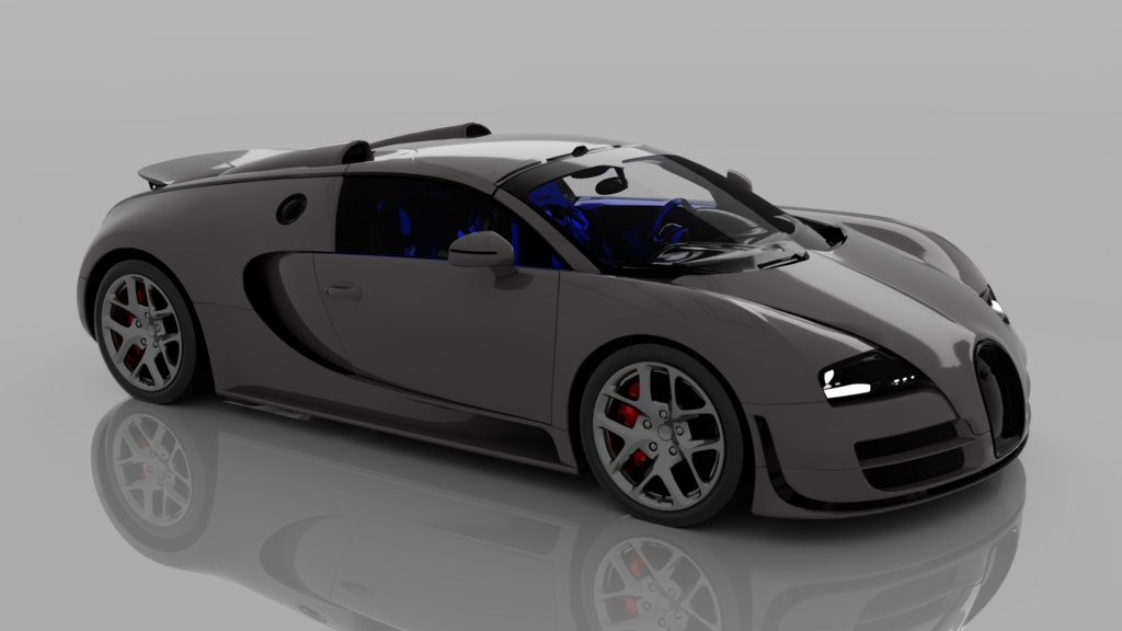 Bugatti Veyron Style Hypercar
