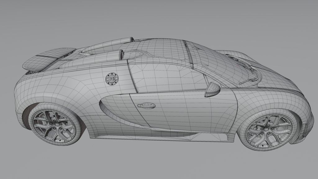 Bugatti Veyron Style Hypercar