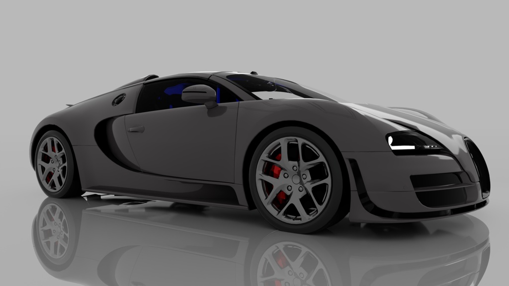 Bugatti Veyron Style Hypercar