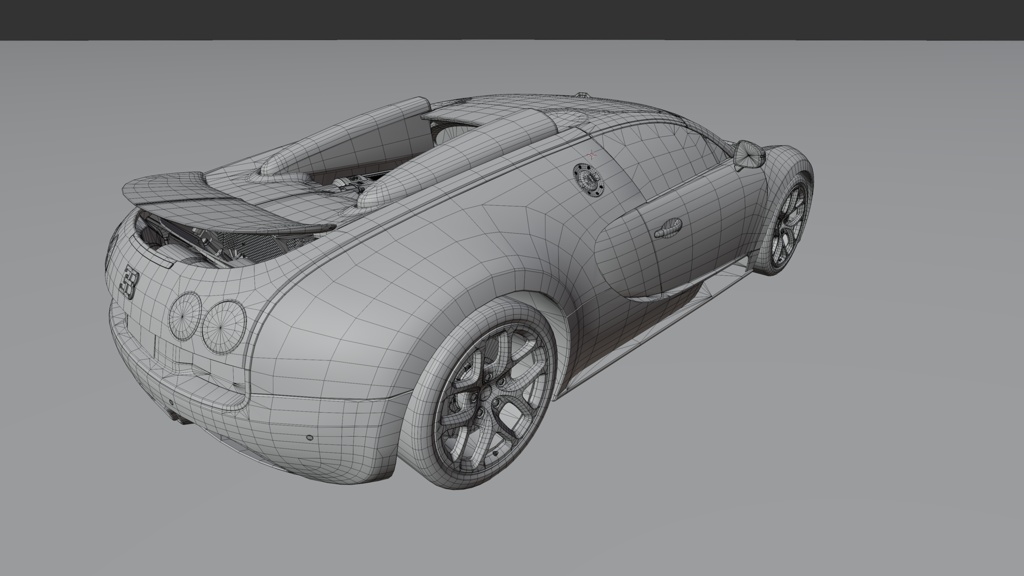 Bugatti Veyron Style Hypercar