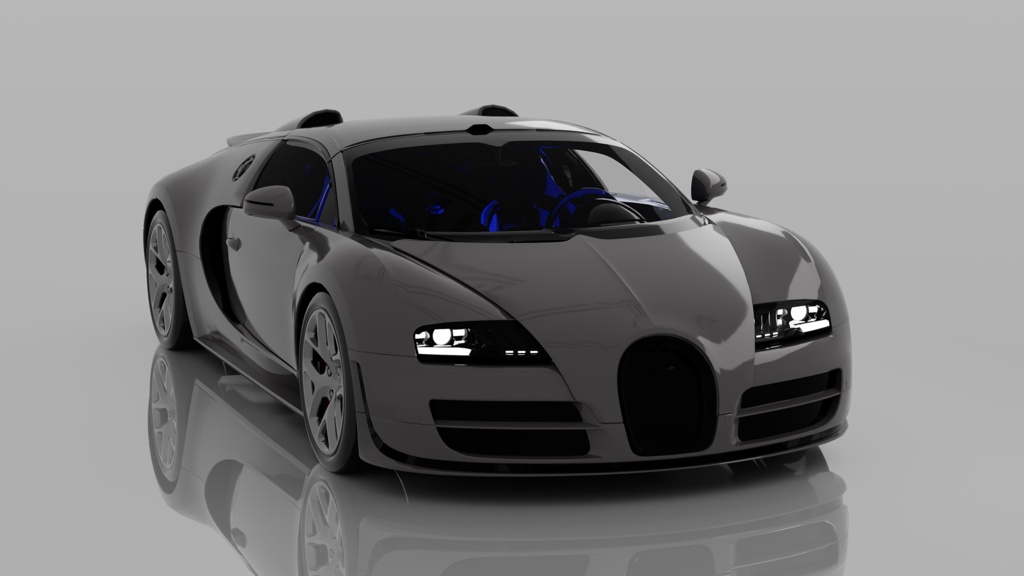 Bugatti Veyron Style Hypercar