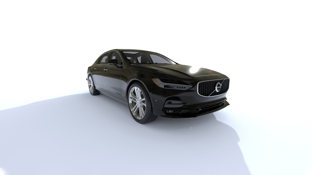 Volvo S90 High-Poly Pbr Car With Full Interior