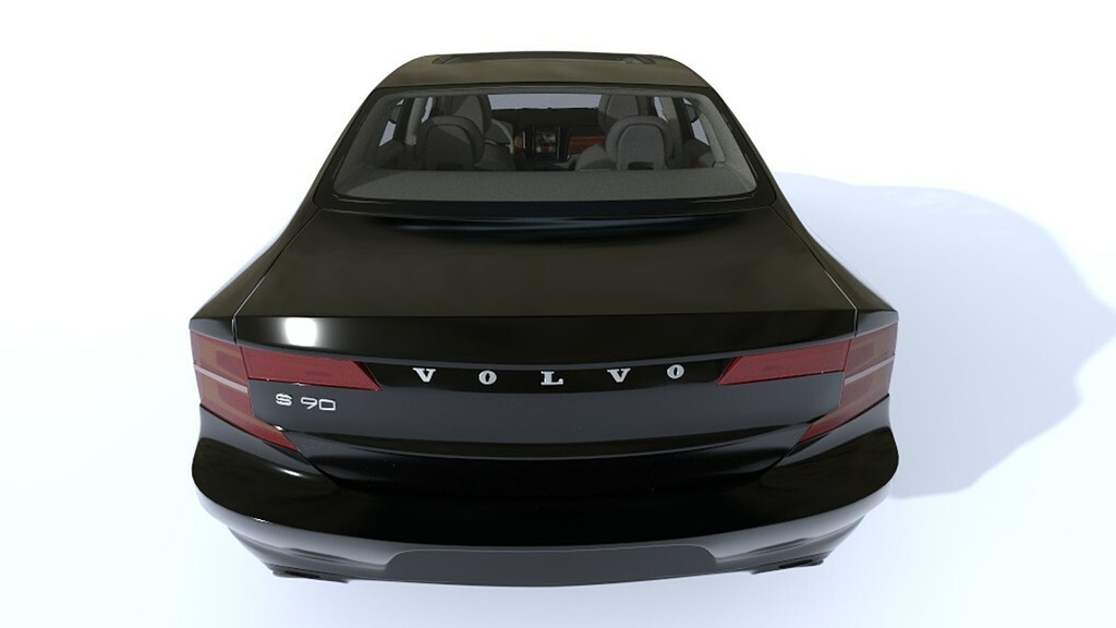 Volvo S90 High-Poly Pbr Car With Full Interior