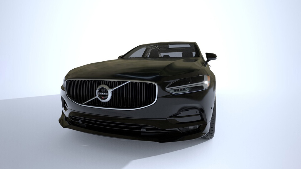 Volvo S90 High-Poly Pbr Car With Full Interior