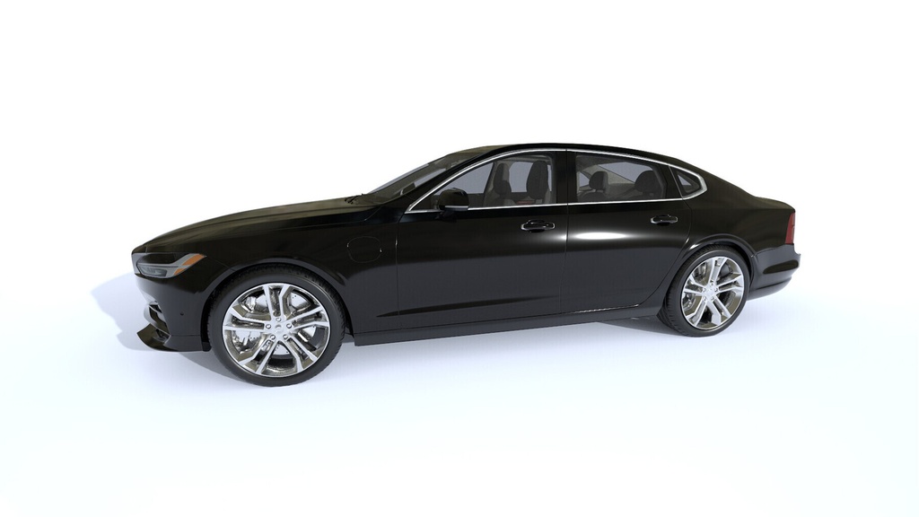 Volvo S90 High-Poly Pbr Car With Full Interior