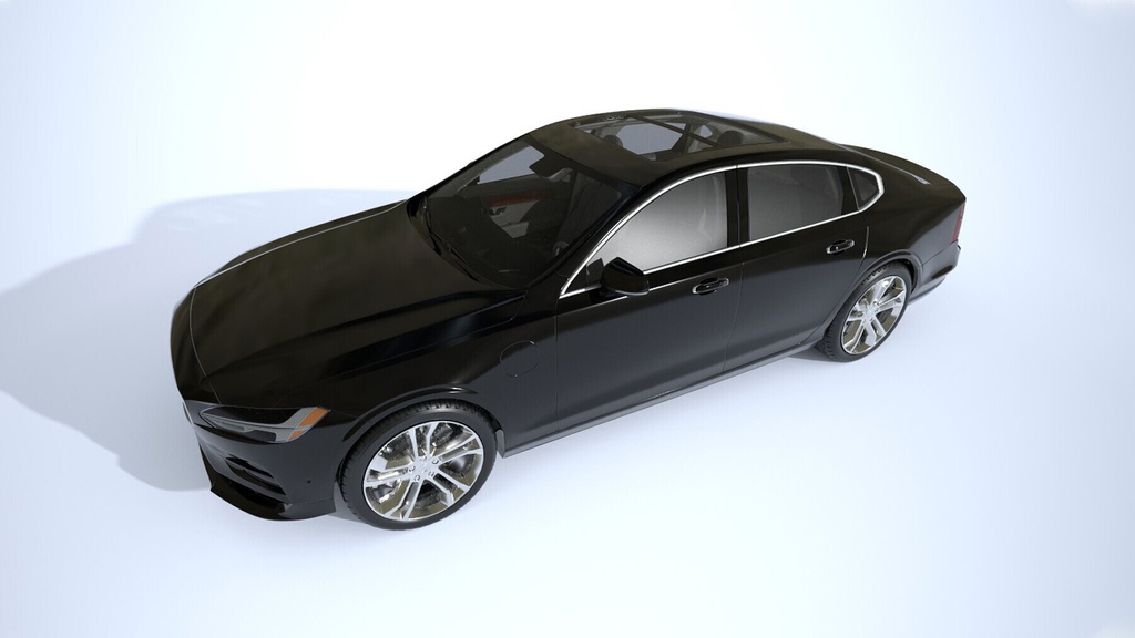Volvo S90 High-Poly Pbr Car With Full Interior