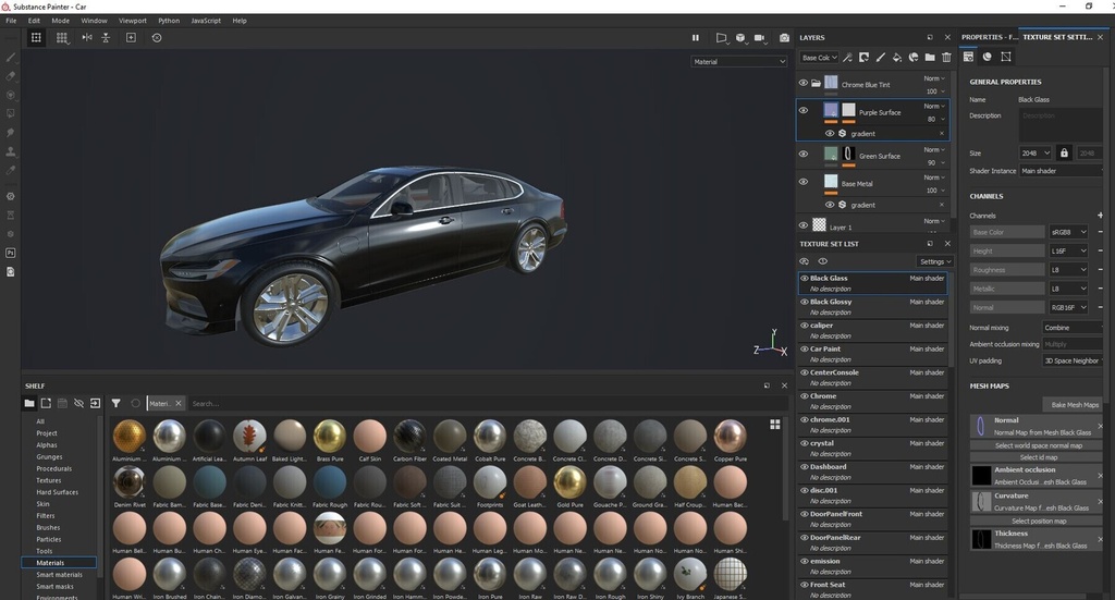 Volvo S90 High-Poly Pbr Car With Full Interior