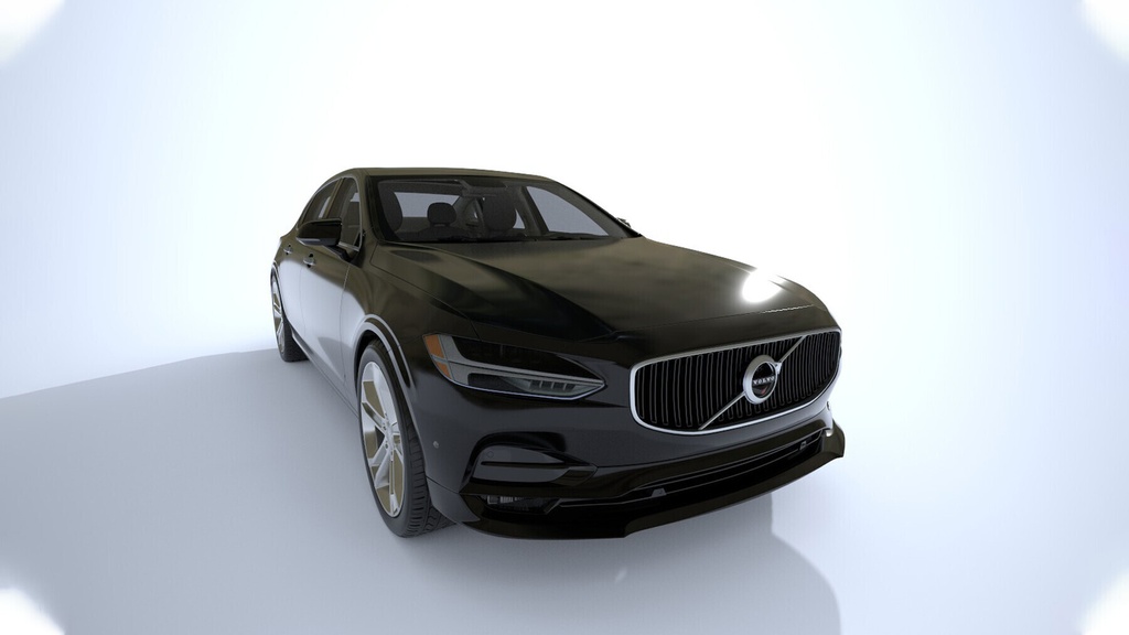 Volvo S90 High-Poly Pbr Car With Full Interior