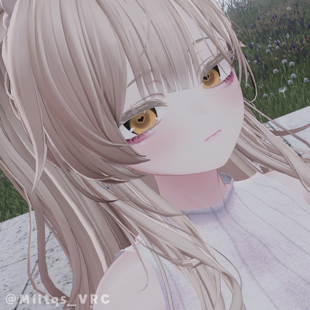 【FREE】暗いところで♡が際立つこあくまおめめ_eyeTexture&makeupTexture【マヌカmanuka専用】