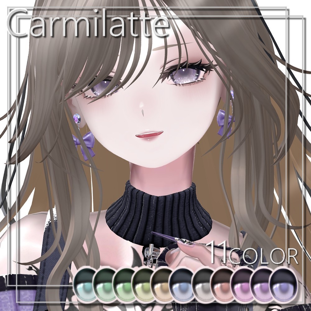 Carmilatte _eyeTexture&makeupTexture【ラシュー シャLasyusha対応】