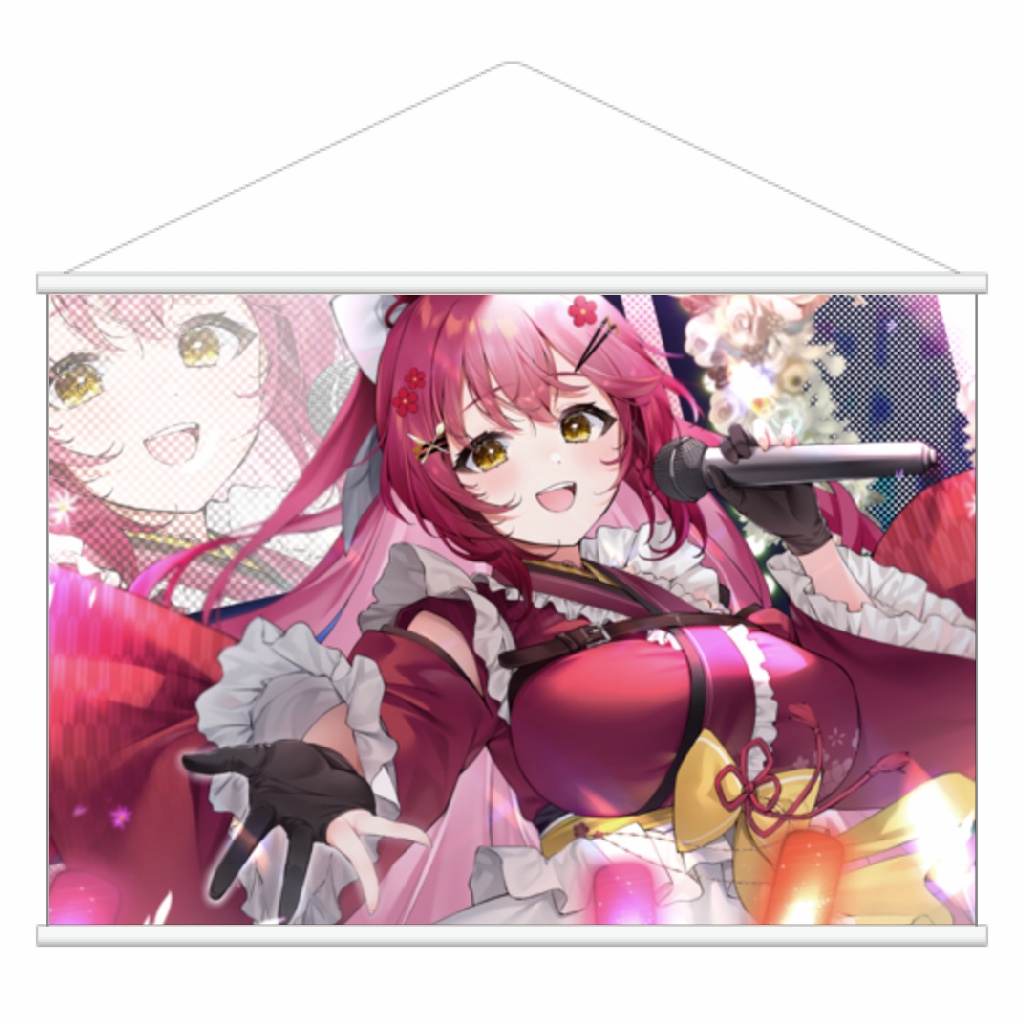 【3周年LIVE記念】タペストリー（B2横）【早乙女あずき】＃Vtuber※受注生産※