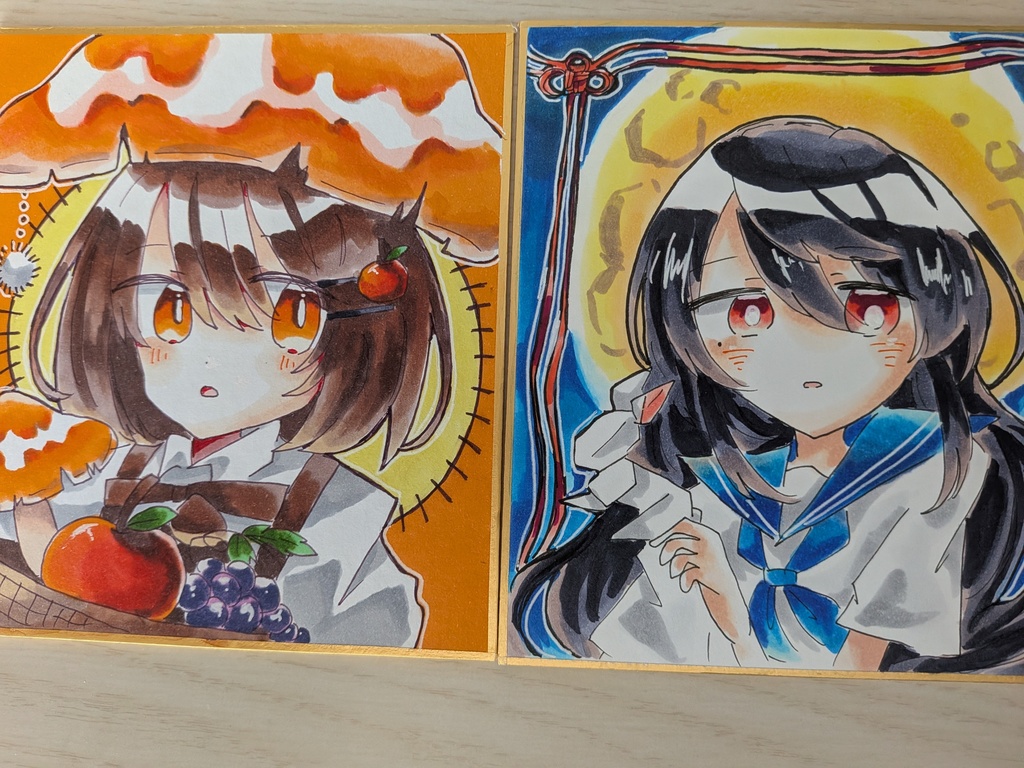 色紙2枚セット(過去作品)