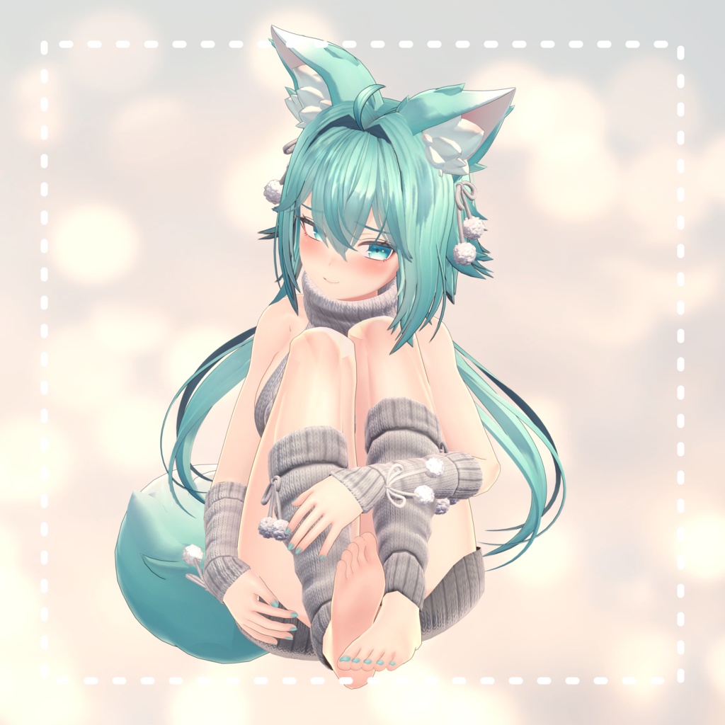 Rindo『竜胆1.04 PB』例のセーター Open back sweater