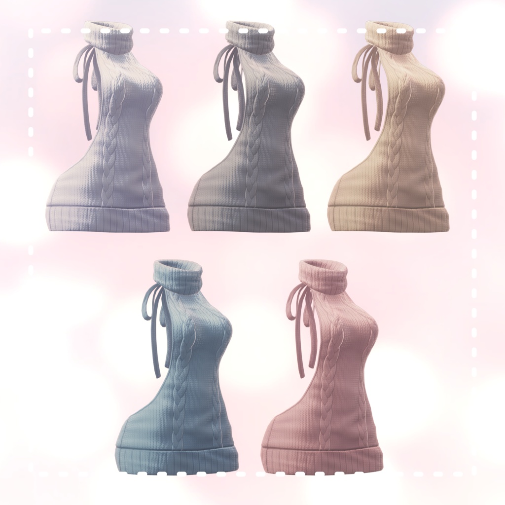 Kikyo『桔梗1.03 PB』例のセーター Open back sweater