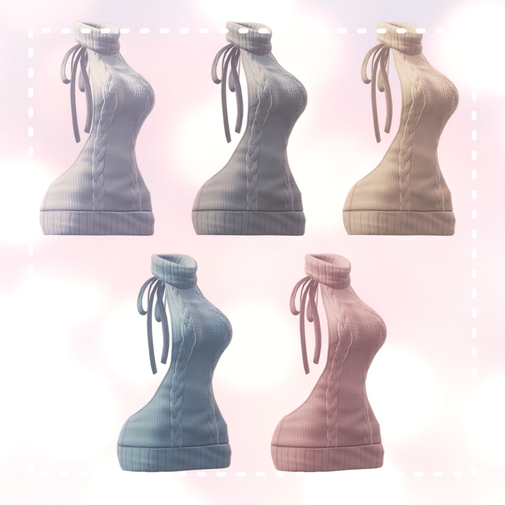 Maya『舞夜1.02.2 PB』例のセーター Open back sweater